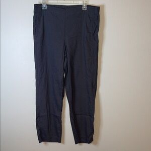 J Jill Linen Stretch Pants Gray Size 16